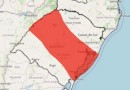 Inmet emite alerta vermelho de grande perigo para acumulado de chuva no RS