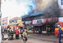 Incêndio de grandes proporções é controlado após três horas de combate