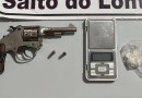 PM apreende arma, drogas e prende duas pessoas
