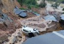 Cratera ‘engole’ pista da BR-470 e provoca acidente em Rio do Sul
