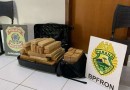 Mulher é detida com mala recheada de maconha é apreendida pelo BPFron