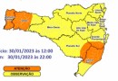 Temporais, raios e granizo devem mudar a paisagem de SC nesta segunda-feira; veja locais