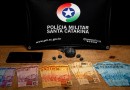 Suspeito tenta fugir pelo Rio Uruguai, mas acaba preso por tráfico de drogas em Itapiranga