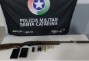 Polícia Militar captura foragido e apreende arma ilegal no Oeste de SC