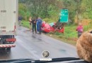 Duas pessoas perdem a vida em grave acidente na BR-282, no trevo de acesso a Flor do Sertão