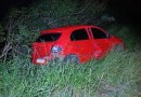 Acidente com três veículos deixa uma mulher ferida na PR-281