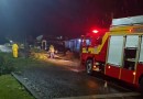 Queda de árvore e granizo mobilizam equipes na madrugada em Dionísio Cerqueira e Barracão