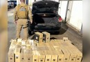 Polícia Militar apreende 50 caixas de vinhos contrabandeados na BR 163