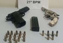 ROTAM prende casal por porte ilegal de arma de fogo em estacionamento de clube
