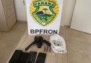 BPFRON apreende arma de fogo