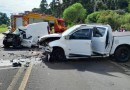 Motorista morre em acidente entre três veículos na BR-282