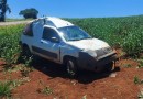 Mulher fica ferida após veículo capotar no Oeste de Santa Catarina