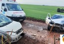 Colisão frontal no interior deixa quatro feridos