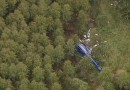 Helicóptero cai com 4 pessoas a bordo; Piloto é resgatado com vida