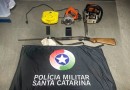 Homens são presos e objetos são recuperados após arrombamento de residência