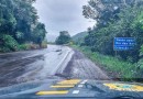 PRF alerta motoristas sobre buracos na BR-282 entre SMOeste e Maravilha: 'Trecho está Caótico'