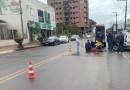 Motociclista fica ferido em colisão com triciclo na Av. Euclides da Cunha