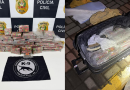 Polícia apreende R$ 50 mil em maconha e haxixe embalados em pacotes de presente