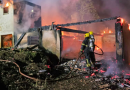 Incêndio destrói residência no interior de São José do Cedro durante a madrugada