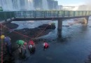 Mais de 150kg de moedas são retiradas das Cataratas do Iguaçu