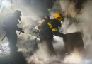 Incêndio atinge oficina mecânica às margens da BR-158