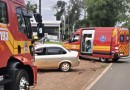 Colisão entre veículos deixa duas mulheres feridas na SC-163
