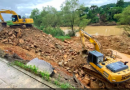BR-470 continua totalmente interditada para obra emergencial; previsão de 7 dias