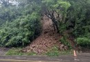 Deslizamento de terra interdita parcialmente a BR-282 entre São Miguel do Oeste e Maravilha