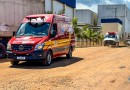 Trabalhador é resgatado após queda e fratura exposta
