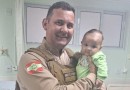 Polícia Militar salva bebê de 15 semanas que apresentava sinais de engasgamento