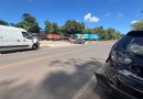 Colisão traseira mobiliza Corpo de Bombeiros e Polícia Militar