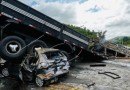 Um acidente deixou ao menos 22 mortos na  BR-116