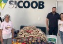 Sicoob São Miguel arrecada cerca de 5.000 kg de alimentos na campanha Alimente o Bem