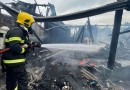 Casa é destruída pelo fogo e casal levado para a delegacia