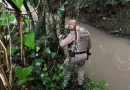 Ladrão é preso escondido em riacho 10 minutos após assalto em SC