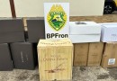 BPFRON apreende carro com bebidas estrangeiras