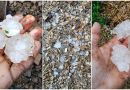 Granizo e rajadas de vento atingem comunidades do interior