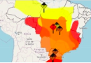 Inmet alerta para chuvas fortes em 17 estados no fim de semana; ventos podem superar 100 km/h