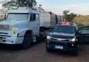 BPFRON apreende carreta carregada com cigarros descaminhados