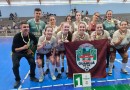 Futsal Guarujá do Sul, em parceria com a EEB Professora Elza Mancelos de Moura, conquista novamente o título da fase microrregional do Jesc 15 a 17 anos de futsal feminino 2025