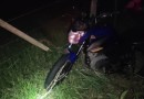 Motociclista fica ferida em acidente na SC-163