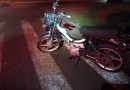 Acidente entre motocicleta e mobilete deixa vítimas