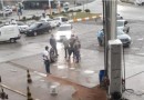 Homem derrama gasolina e tenta atear fogo em posto de combustível em SC