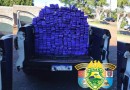 Após tentativa de fuga, veículo é apreendido e motorista é preso transportando 186 Kg de maconha
