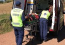 Jovem fica gravemente ferido em acidente com motocicleta