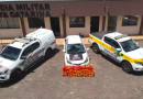 Porta-malas quebrado e cheiro forte: abordagem termina com apreensão de 154 kg de maconha em SC