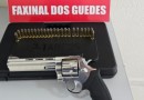 Polícia apreende revólver após disparos em posto de combustível em Faxinal dos Guedes