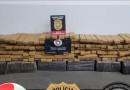Motorista tenta fugir, colide carro e acaba preso com 270 kg de maconha no Oeste