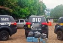 Polícia Civil e PRF apreendem 70 kg maconha