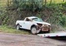 Motorista fica ferido em capotamento entre Marmeleiro e Campo Erê
